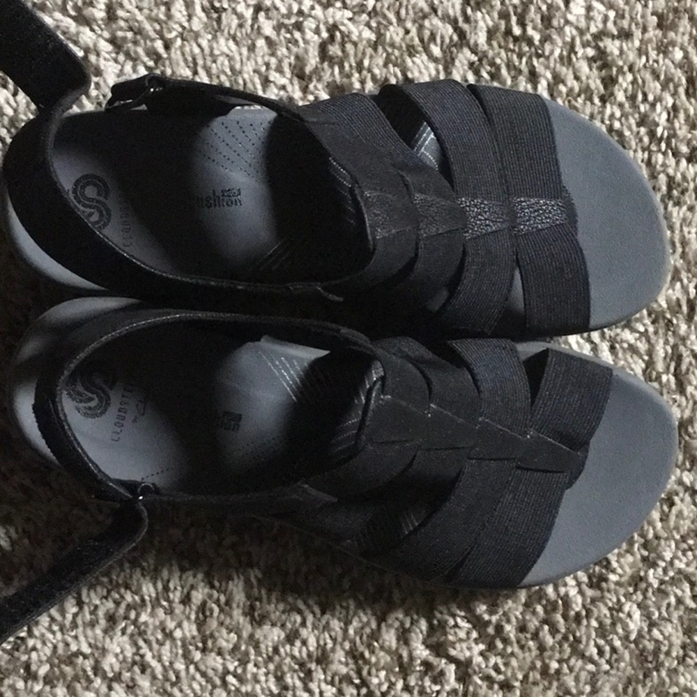 Clarks Arla Shaylie Elastic Caged Strappy Sandals
